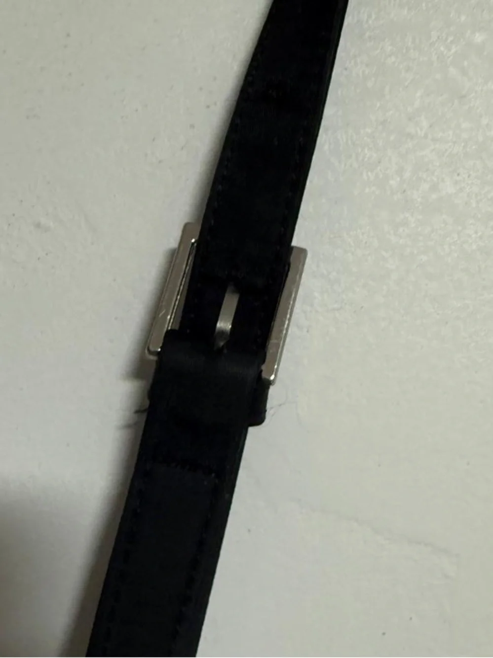 Guess Black Nylon Y2K Baguette Shoulder Bag Adjustable Strap - Picture 5 of 11